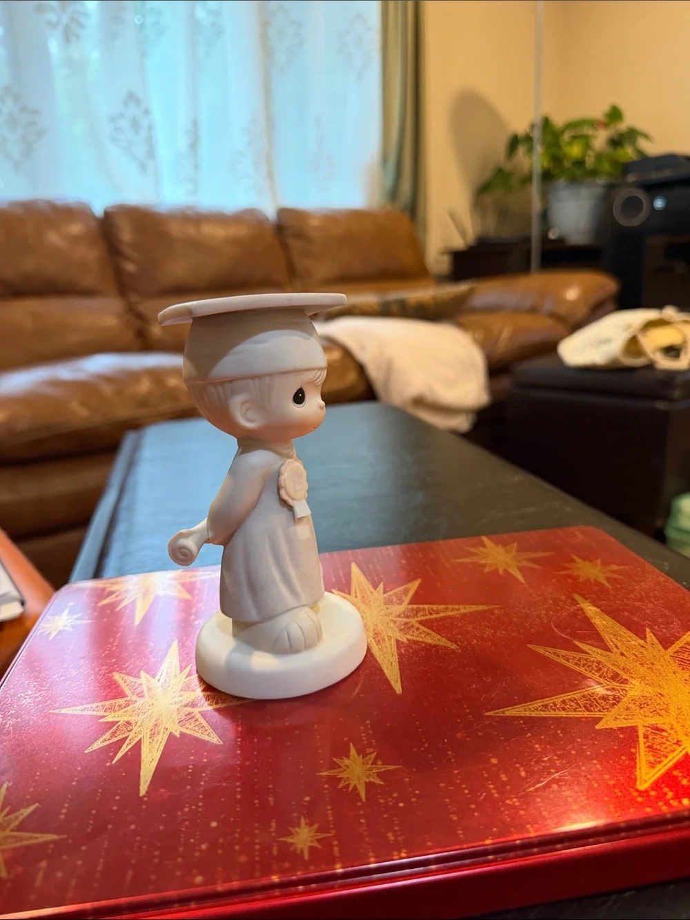 Precious moment Porcelain Graduation Figurine - Student Statue